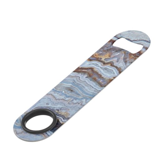 Lace Agate Rock Pattern Speed Flessenopener (Voorkant Gekanteld)
