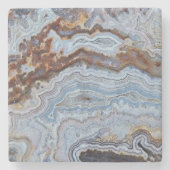Lace Agate Rock Pattern Stenen Onderzetter (Voorkant)