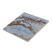 Lace Agate Rock Pattern Tegeltje (Zijkant)