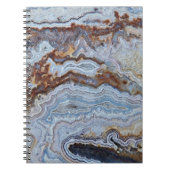 Lace Agate Steenpatroon Notitieboek (Voorkant)