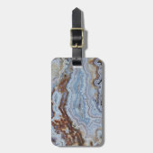 Lace Agate Stone Pattern Bagagelabel (Voorkant verticaal)