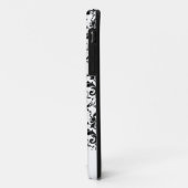Lace Black White Damask Pattern iphone 5 Hoesje (Achterkant/links)