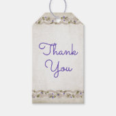 Lace Border Bedankt Cadeaulabel (Voorkant)