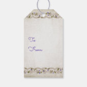 Lace Border Bedankt Cadeaulabel (Achterkant)