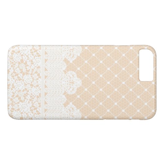 Lace Border Case-Mate iPhone Case (Achterkant (Horizontaal))