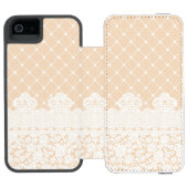 Lace Border Incipio iPhone Portemonnee Hoesje (Agenda Open)