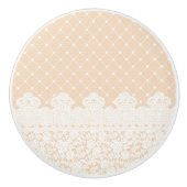 Lace Border Keramische Knop (Voorkant)