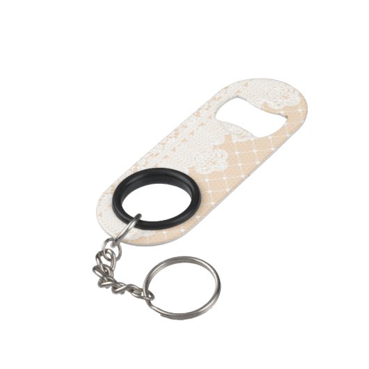 Lace Border Mini Flessenopener (Achterkant Gekanteld)