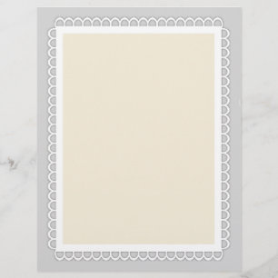 Lace Border Stationery (8.5x11)