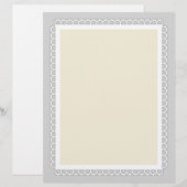 Lace Border Stationery (8.5x11) (Voorkant / Achterkant)