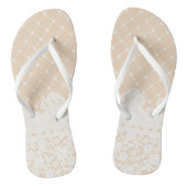 Lace Border Teenslippers (Voetbed)