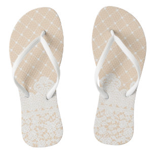 Lace Border Teenslippers