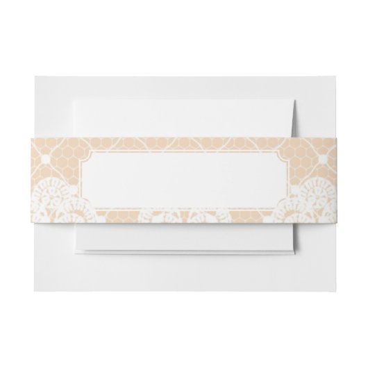 Lace Border Uitnodigingen Wikkel (Voorkant Voorbeeld)