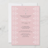 Lace Borders Religieuze Uitnodiging (Voorkant)