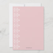 Lace Borders Religieuze Uitnodiging (Achterkant)