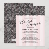 Lace Bridal Shower Kaart (Voorkant / Achterkant)