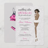 Lace Bride in Panties Lingerie Shower Kaart (Voorkant / Achterkant)