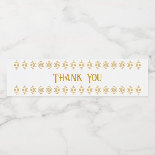 Lace bruiloft water fles labels waterfles etiket (Enkel label)