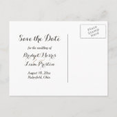 Lace Butterflies Sla de datum Briefkaart (Achterkant)