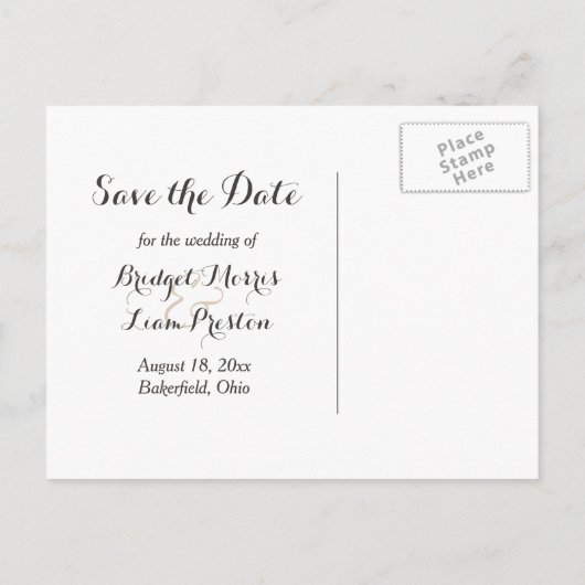 Lace Butterflies Sla de datum Briefkaart (Achterkant)