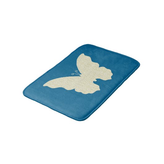 Lace Butterfly Bath Mat (Gekanteld)