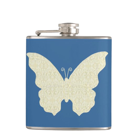 Lace Butterfly Flask Heupfles (Voorkant)