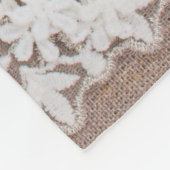 Lace cloth background and texture fleece deken (Hoek)