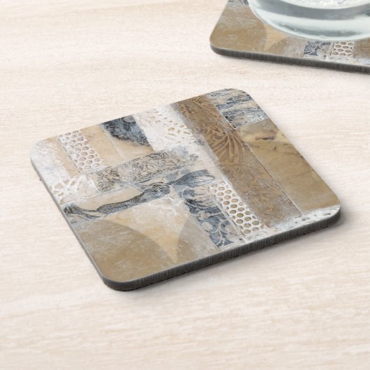 Lace Collage I Bier Onderzetter (Linkerzijde)