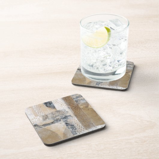 Lace Collage I Bier Onderzetter (Rechterzijde)