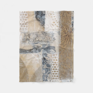 Lace Collage I Fleece Deken