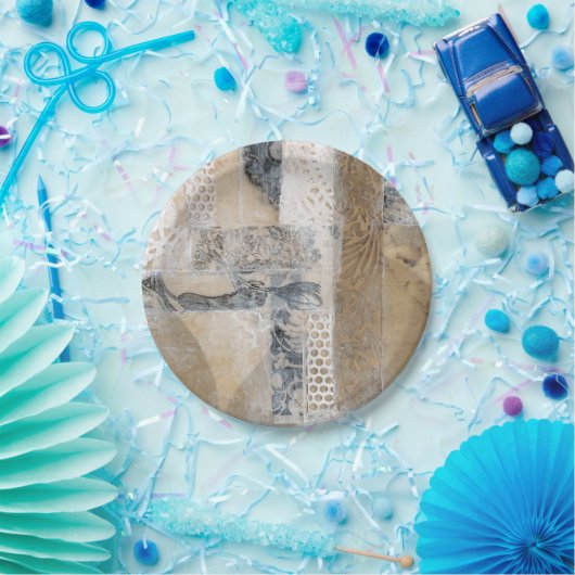 Lace Collage I Papieren Bordje (Feest)