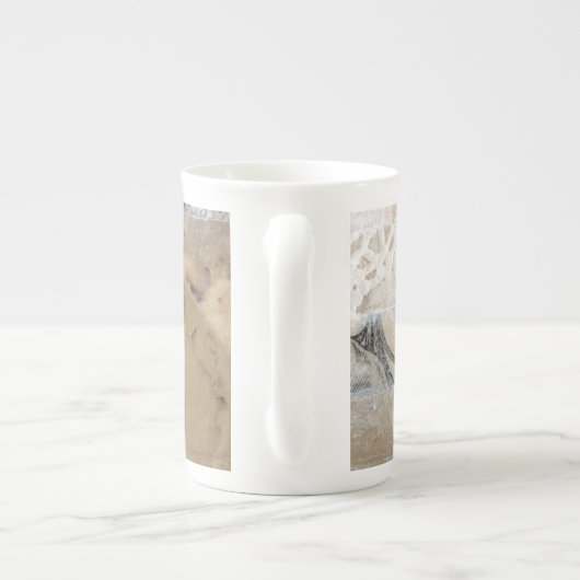 Lace Collage I Porselein Kop (Achterkant)