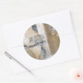 Lace Collage I Ronde Sticker (Envelop)