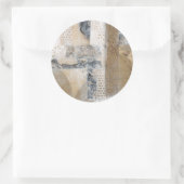 Lace Collage I Ronde Sticker (Tas)