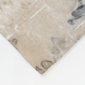 Lace Collage II Fleece Deken (Hoek)