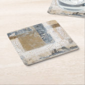 Lace Collage II Kartonnen Onderzetters (Schuin)