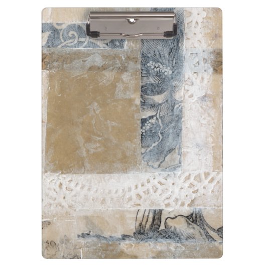 Lace Collage II Klembord (Voorkant)