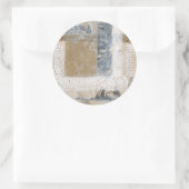 Lace Collage II Ronde Sticker (Tas)