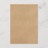  Lace Craft Paper Wedding RSVP (Achterkant)