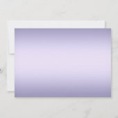  Lace Cross Paarse Baptism/Christening Kaart (Achterkant)