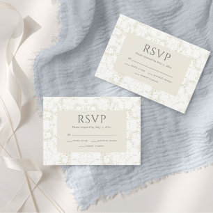 Lace  Dainty RSVP-kaart RSVP Kaartje