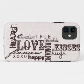  Lace Damask Love Letter iPhone 5s Case (Achterkant (horizontaal))