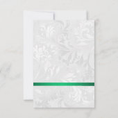 Lace & Damask Verjaardag Kaart (Achterkant)