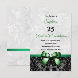 Lace & Damask Verjaardag Kaart