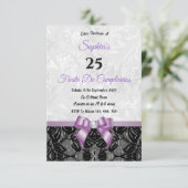 Lace & Damask Verjaardag Kaart (Staand voorkant)