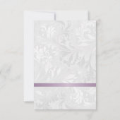 Lace & Damask Verjaardag Kaart (Achterkant)