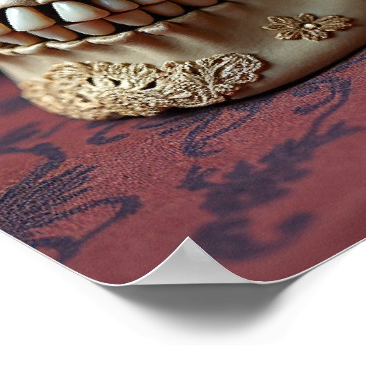 Lace & Decay – A Victorian Gothic Skull Poster (Hoek)