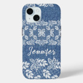 Lace Denim iPhone / iPad hoesje (Achterkant)