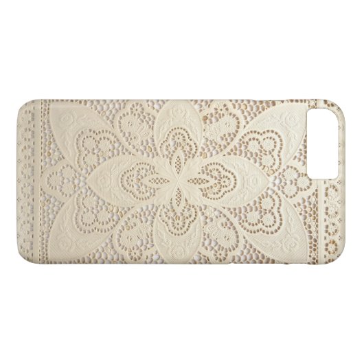 Lace Design iPhone 7 Plus Hoesje (Achterkant (Horizontaal))
