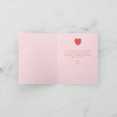 Lace Doily Heart Hand-Drawn Valentine's Day Feestdagen Kaart (Binnen)